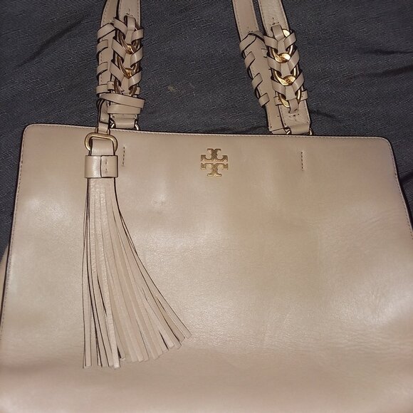 TORY BURCH "Brooke" Satchel Handbag - Picture 3 of 12